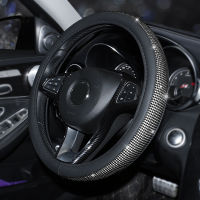 Bling Rhinestones Crystal Car Steering Wheel Cover Soft Shiny Luxury Full Rhinestone Inlaid Steering Wheel Cover Auto Styling