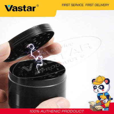 Vastar เครื่องบดสมุนไพร55มม. 4ชั้น,เครื่องบดหญ้าเครื่องบดอลูมิเนียมสมุนไพรพร้อมเครื่องขูดและระเบียงฟรี