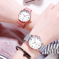 Watch female students simple fashion Joker female atmosphere canvas ladies watches KF