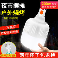 LED Power Failure Emergency Light Night Market Stall Mobile Charging Bulb Household Lamp for Booth Camping Outdoor Hook Bulb