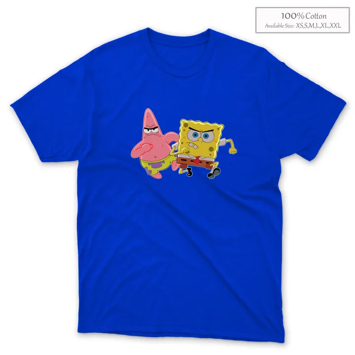 Cartoon Spongebob Squarepants Patrick Star Shirts (C10) | Lazada PH