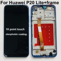 5.84 "จอแอลซีดีสำหรับ Huawei P20 Lite ดิสเพลย์หน้าจอสัมผัสพร้อมกรอบสำหรับ Huawei P20 Lite แอลซีดี Huawei Nova Lx3 3e10point