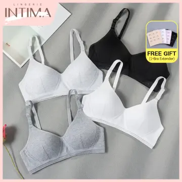  4PCS Girls Bras Set Cotton Breathable Vest Bra Full Cup Sport  Training Bras with Sponge Pads for Adolescent Girls: Clothing, Shoes &  Jewelry