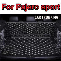 รถ Trunk Mat สำหรับ Mitsubishi Pajero Sport 7ที่นั่ง2011-14 2015 2016 2017 Cargo Liner พรมอุปกรณ์ตกแต่งภายใน Cover