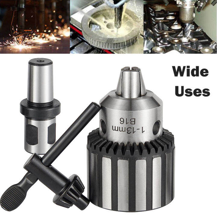 heavy-duty-tool-mini-replacement-part-converter-keyless-electric-grinder-durable-quick-change-steel-professional-accessories-drill-chuck