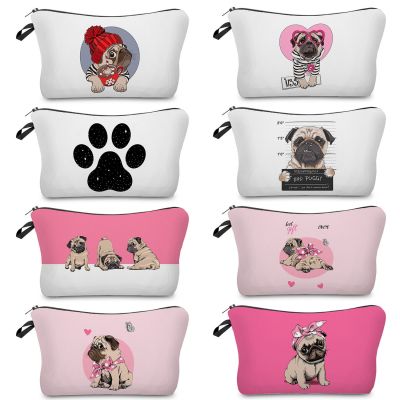 【CC】 And Dog Print Outdoor Woman Toilet Customizable School Teacher Toiletry Makeup