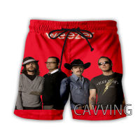 แฟชั่นใหม่ผู้หญิงผู้ชาย3D พิมพ์ Weezer วงซัมเมอร์บีชกางเกงขาสั้น Streetwear วันหยุดแห้งเร็วกางเกงขาสั้นสบายๆ