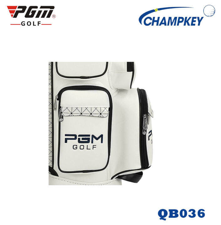 champkey-ถุงกอล์ฟ-pgm-จุของได้เยอะ-qb036-แข็งแรง-ทนทาน-มีสีขาวให้เลือก-golf-bag