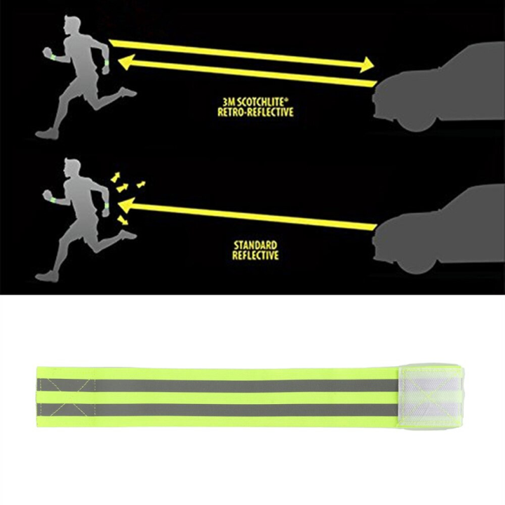 เข็มขัดนิรภัยสายรัดแขนแสงสะท้อนแอลอีดีคาดแขนแถบสะท้อนแสง-gude001สำหรับ