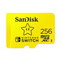 เม็มโมรี่การ์ด: 256 GB MICRO SD CARD (ไมโครเอสดีการ์ด) SANDISK NINTENDO-LICENSED MEMORY CARDS FOR NINTENDO SWITCH (SDSQXAO-256G-GN3ZN):