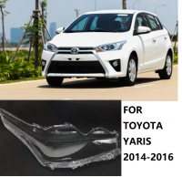 ฝาครอบเลนส์ไฟหน้าหน้าเลนส์ไฟหน้า1ชิ้นรถยนต์ TOYOTA YARIS 2014 2015 2016