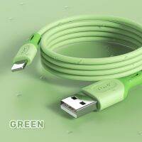 Topk An84 3a ไมโคร Usb ชนิด C สำหรับสายลวดชาร์จเร็วสายโทรศัพท์เร็วสายเคเบิลมือถือสำหรับชาร์จซิลิโคน