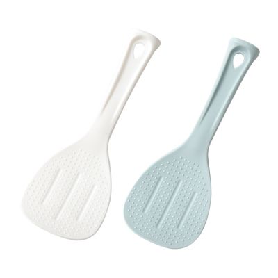 ☫ 1PC Plastic Rice Shovel Non-stick Serving Rice Cooker Spoons Kitchen Cooking Dinnerware Tableware Utensil Tools Sushi