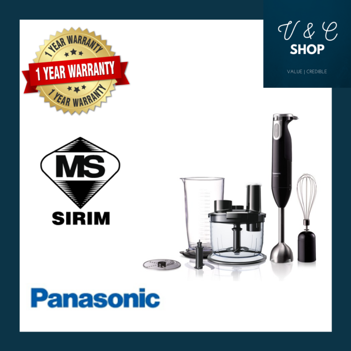 Panasonic Hand Mixer 600W Fourinone 4 Blade Stainless Steel Hand