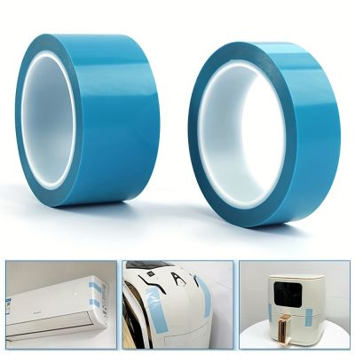 1 Roll Blue PET Adhesive Tape Used For Fridge Fixed Refrigerator & Air Conditioner Fixed Installation Transport 1968.5inch
