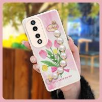 Anti-fall protective case Phone Case For Huawei Honor70 Pro/70Pro Plus Nordic style imitation leather Simplicity cute