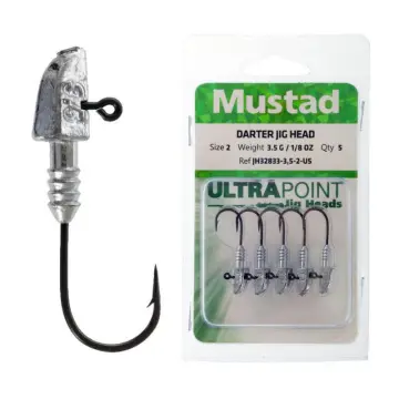 Mustad 10827NPBLN Hoodlum Live Bait 4x Strong Fishing Hooks