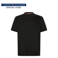 Tommy Hilfiger เสื้อยืดแขนสั้นผู้ชาย รุ่น MW0MW23937 BDS - สีดำ