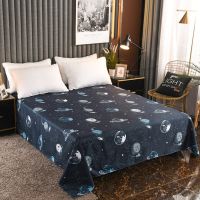 【CW】 Bed Flat Sheet Coverlet Size Four Seasons Specifica Elastic Band(Need pillowcases2