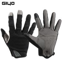 ♧ Giyo จักรยาน Full Finger Sport ถุงมือ Breathable ขี่จักรยานยาว Mittens Bicicleta Touchscreen จักรยาน Shock Absorbent ถุงมือ