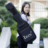 IRIN Electric Guitar Plus Cotton Black Bag Waterproof Oxford Cloth Backpack Plus Cotton Thickened Shockproof Guitar Baghot 【hot】 1