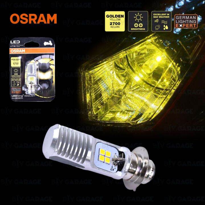 hot-osram-หลอดไฟหน้ามอเตอร์ไซค์-led-รุ่น-t19-สี-golden-yellow-2-700-kelvin-13-5v-5-5-5w-ส่งด่วน-หลอด-ไฟ-หน้า-รถยนต์-ไฟ-หรี่-รถยนต์-ไฟ-โปรเจคเตอร์-รถยนต์-ไฟ-led-รถยนต์