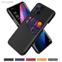 Card Slot Cover For OPPO Find X3 Pro Lite Realme X7 GT Neo V15 Business Case For OPPO Reno 4 5 Pro A94 A93 A74 A55 A54 5G Funda