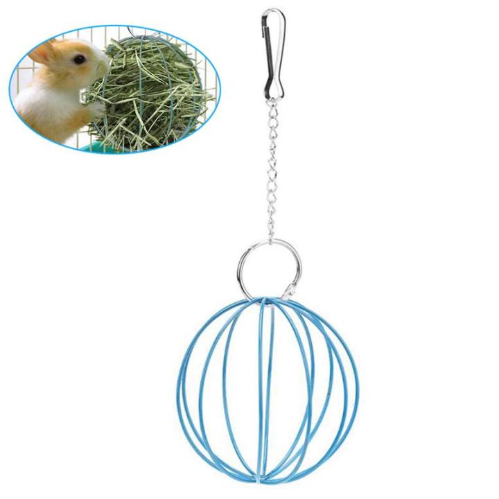 dorakitten-1ชิ้น-hangable-ให้อาหารบอลหนูแฮมสเตอร์กระต่ายหญ้าบอล-hay-ป้อนสร้างสรรค์โลหะทรงกลมป้อนสัตว์เลี้ยงสัตว์เลี้ยงแขวนบอล