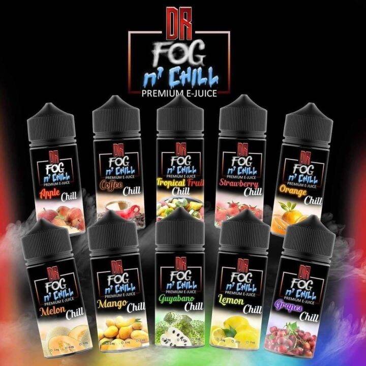 VAPE Dr Fog n Chill 100ml Vape Juice E Liquid Vaping Low Strength High