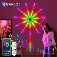 ♙☑✕ Smart RGBIC USB 5V Led Strips DIY Firework Light 5050 SMD 180LEDs Led Tape Adhesive Bluetooth Music Sync Firework Lamp For Room