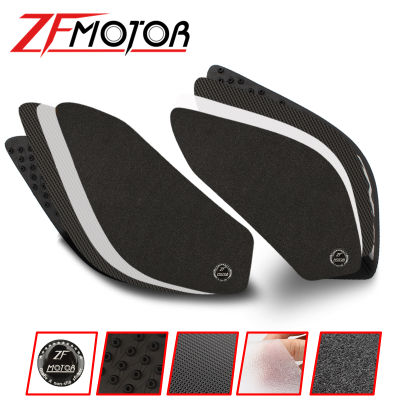 สำหรับคาวาซากิ ZX6R ZX 6R 2009 2010 2011 2012 2013-2015ป้องกันการป้องกันการลื่นถัง Pad สติ๊กเกอร์ก๊าซเข่าจับฉุดด้านรูปลอก