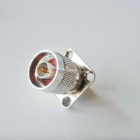 1Pcs N Type Male Plug To SMA Connector Female Jack Flange Mount RF Adapter Cable Connector