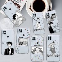 Heartstopper comics pattern Phone Case Transparent For Xiaomi Redmi note 12 11 7 8 9 10 E s i T X note ultra X3 pro 5G 4G