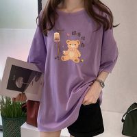 [AMYGO] 2023  M-5XL Loose  Women Plus Size Baju T shirt Perempuan Tops Lengan Pendek Murah Wanita Clothes  Tshirt Woman Tops Girls Student Korean Style Ladies Kurung Moden 宽松T恤女裝上衣女生短袖衣服