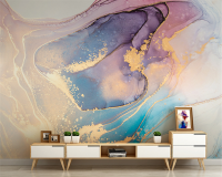 Beibehang Custom Nordic บทคัดย่อ light luxury art Graffiti ห้องนั่งเล่น TV พื้นหลังห้องนอนวอลล์เปเปอร์ wall papers home decor-czechao