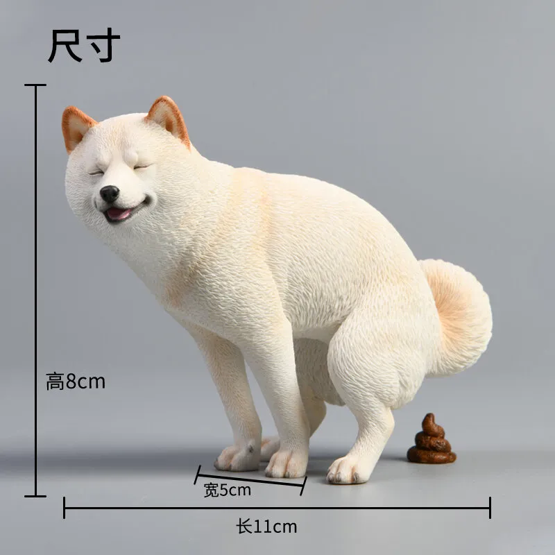 Mô hình giấy động vật Chó Shiba Inu đen  Mô hình giấy