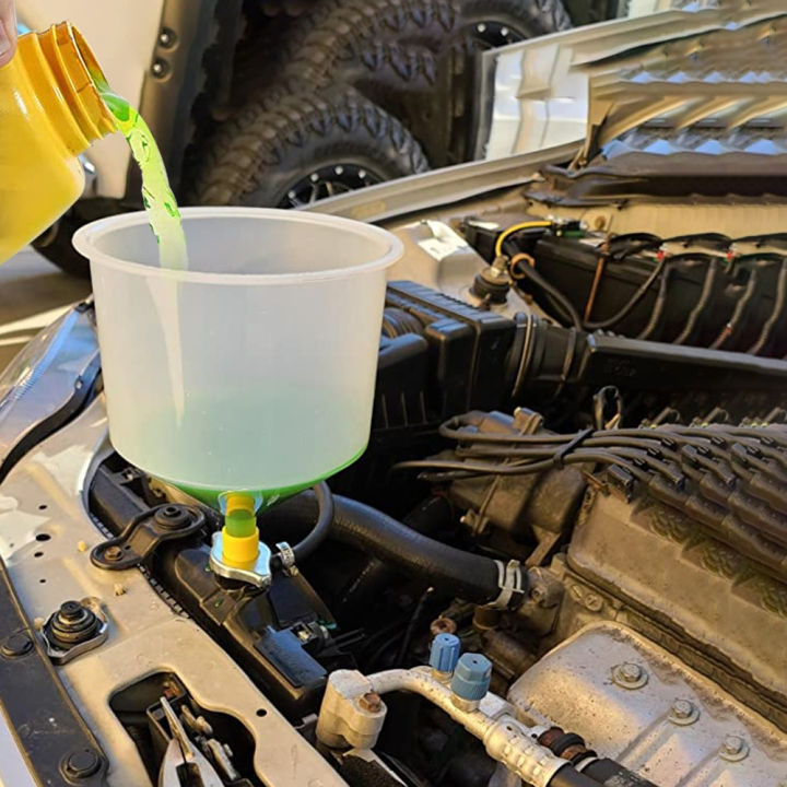  EPAuto Spill Proof Radiator Coolant Filling Funnel Kit