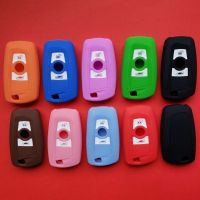 ▪ Silicon Keyless Smart Remote Cover Case For BMW F10 F20 F30 F40 3 4 5 GT Serie X1 X3 X4 fob key 3 Button