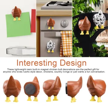 Chicken Butt Magnet Refrigerator Magnetic Decorative-Chicken Butt Gift-Butt  Gift
