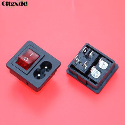 【NEW Popular】 Cltgxdd2.5A 250V IEC 320ช่องเสียบสาย C8พร้อมหัวต่อปิด