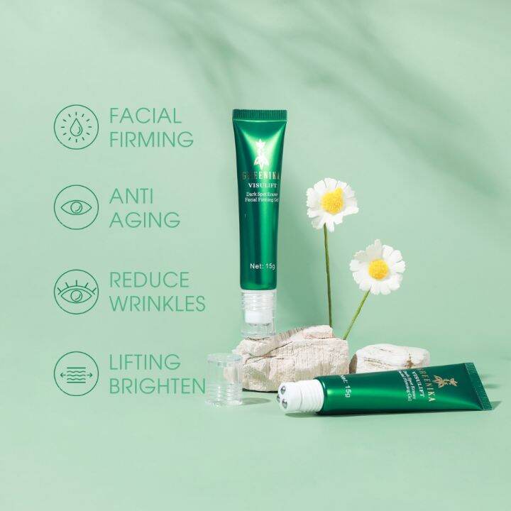 HOT XUANB [ FACE LIFT GEL + FACE ROLLER ] Greenika Visulift Face Lift