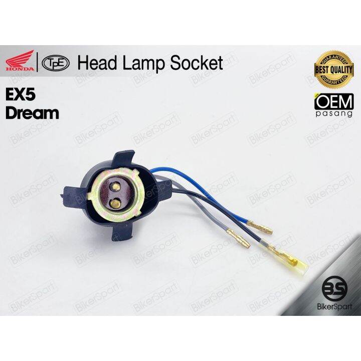 Honda EX5 Hi Power / EX5 Dream Head Lamp Socket / Head Light Socket