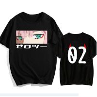 Mens Tshirt Zero Two Anime Darling In The Franxx Shirts Cool Tshirt Gildan