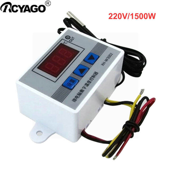 rcyago-xh-w3002-เทอร์โมสตัท-lcd-ตัวควบคุมอุณหภูมิดิจิตอล10a-220v-for-ตู้อบ-ตู้-เย็น-เรือนกระจก-สวิตช์ควบคุมอุณหภูมิสำหรับระบบแอร์