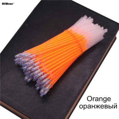 100 Pcs Gel Pen Flash Color Fluorescent Refill 1.0mm Nib Length 129mm Best Student Stationery Office Supplies