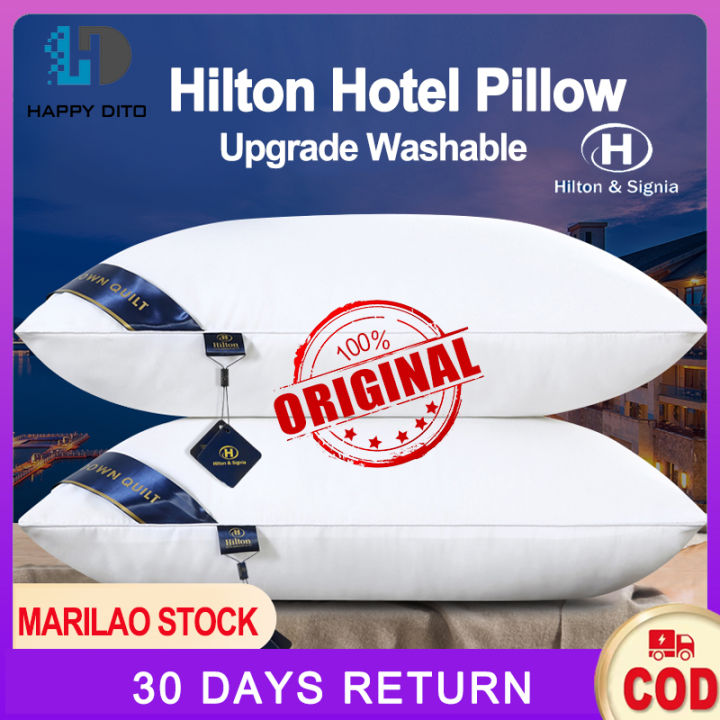 Authentic Hilton Pillow High Quality 1200g/1000g High Quality Fivestar Hilton Hotel Home Pillow