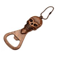 Copper Metal Hand Held Skull Bottle Opener Kitchen Pub Bar Beer Soda Cap Opening Tool Barware