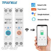 2023 ❉✐63A TUYA WIFI 1P เบรกเกอร์ KWh การวัดแสงจับเวลารีเลย์ MCB การควบคุมระยะไกล