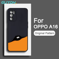 Guyon สำหรับ เสค OPPO A17 A57 A16 A16S A16K A16E A54S กรณีโทรศัพท์นุ่มออกแบบใหม่น่ารักรูปแบบซิลิโคนเหลวกันกระแทก