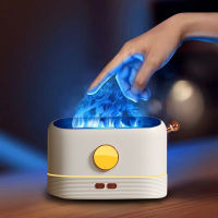 USB Flame Air Humidifier Essential Oil Diffuser Aroma Ultrasonic Mist Maker Home Room Aromatpy humidificador 3color Light